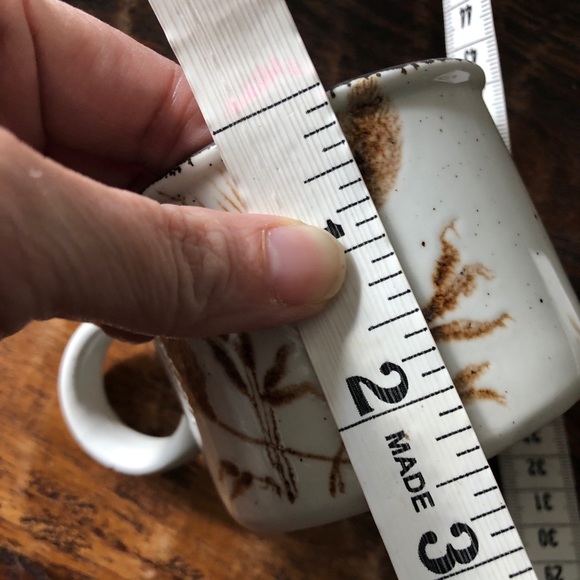 4 Stonehenge English Stoneware Espresso Tea Cups and Saucers Winter Wheat - Picture 6 of 9